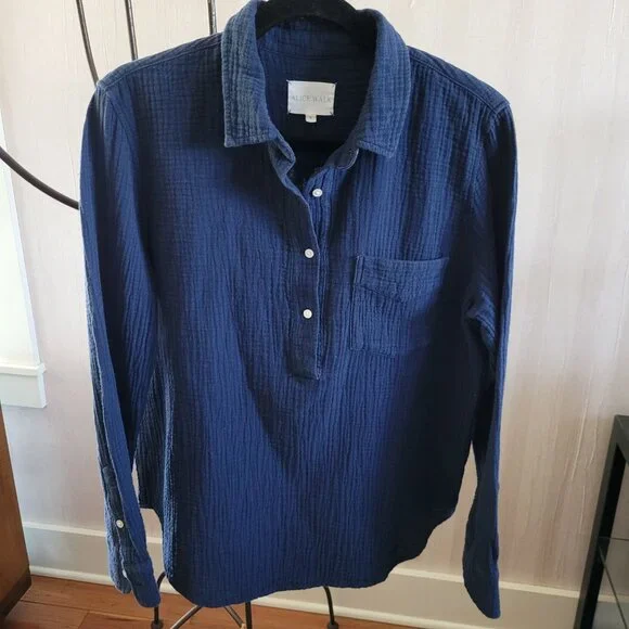 Alice Walk Cloud Organic Cotton Triple Gauze Top - Picture 6 of 7